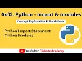 Python Import Statement Modules 0x02 Python - import modules
