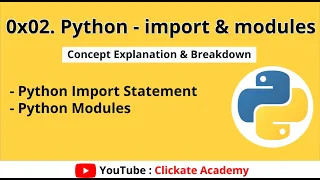 Python Import Statement Modules 0x02 Python - import modules