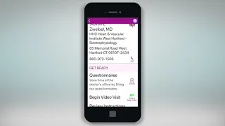 Day of the Appointment Starting a MyChart Visit from your Mobile Device