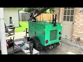 Whole House running on MLT3060K Light Tower via Interlock
