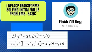 Solving Initial Value Problems using Laplace Transforms - Basic