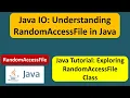 Java IO Understanding RandomAccessFile in Java Java Tutorial