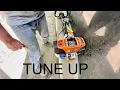 Stihl FS 91R Tune Up How to change Stihl Fs 91r fuel filter air filter and spark plug