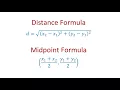 Using Distance and Midpoint Formulas