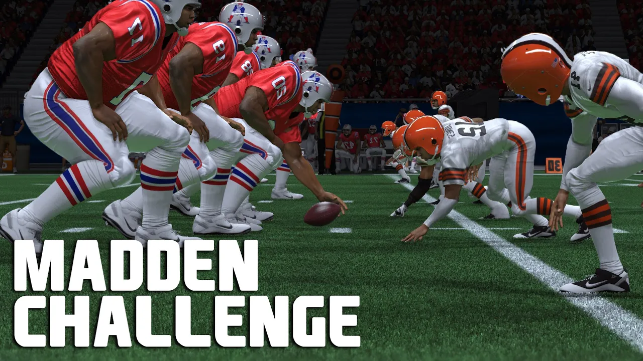 Giant Players VS Tiny Players - Madden NFL Challenge