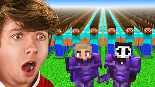500 Hunters vs Minecraft's Deadliest Players