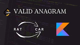 Valid Anagram LeetCode Solution in Kotlin Blind 75