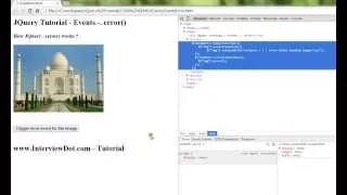 ERROR METHOD IN JQUERY DEMO