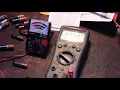 Testing AAA AA 9V coincell lithium batteries with GB instruments GBT500A VS Multimeter