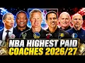 NBA HIGHEST PAID COACHES Salary Rankings