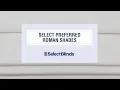 Select Preferred Roman Shades from SelectBlinds com