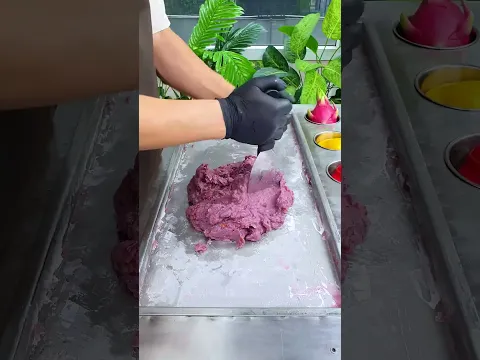 The Ultimate Fresh Tomato Street Ice Cream 🍅🍦 #shorts #icecream #satisfying #asmr #streeticecream