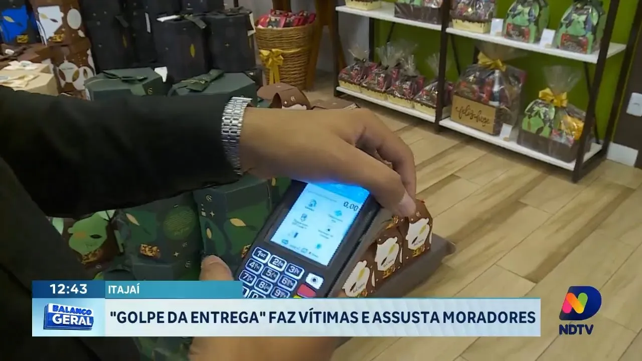 "Golpe da Entrega" tem deixado os moradores preocupados em Itajaí