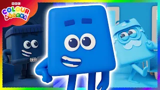 The Best of the Blues | Kids Learn Colours Compilation | Colourblocks