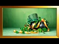 St Patrick s Day TV Art 4K Framed Shamrock Display for Samsung Frame TV
