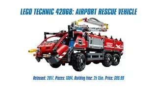 LEGO Technic 42068: Airport Rescue Vehicle In-depth Review & Speed Build [4K]