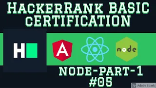 HackerRank Node JS Basic Certification Part-1