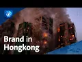 Hochhauskomplex in Hongkong brennt: Mehrere Tote
