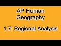 Formal Vernacular Functional Regions AP Human Geography