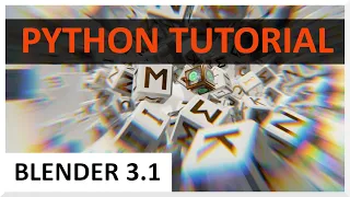 Python Tutorial Crash Course Flying Cubes Exercise Blender 3 1