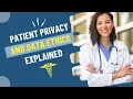 Patient Privacy Data Ethics Explained HIPAA Compliance