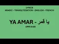 YA AMAR - Amr Diab (Arabic, Transliteration, English & French Lyrics)