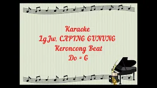Download Karaoke LgJw. CAPING GUNUNG Keroncong Beat MP3