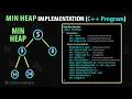Heap Data Structure Implementation using Arrays C Program Setup Part - 1 Min Heap