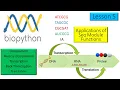 Biopython Course Transcribe Translate Complement Rev Complement a Nucleotide Seq Lesson 5