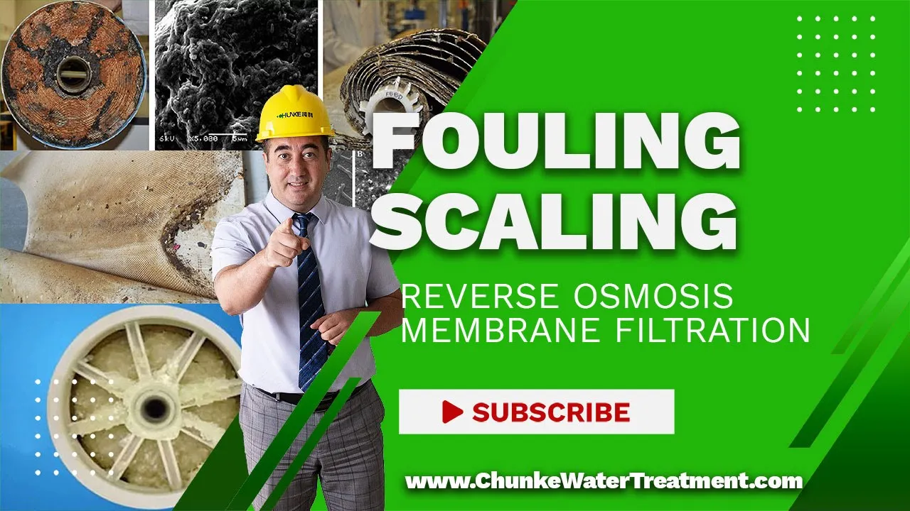 What is fouling and scaling on reverse osmosis membrane filtration and water treatment?