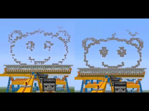 Comparison between normal and thicker smoker (Minecraft snapshot 19w03c)