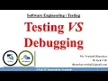 SE 51 Testing vs Debugging What s the Real Difference