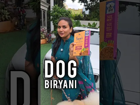 Celebrations for Dogs Happy Meal Feeding Mutton Biryani Telugulo | Anvitha Vlogs