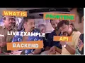 what is Frontend Backend API Database Explained App Development Basics for Beginners