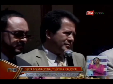 Sexta Internacional y Séptima Nacional Exposición de Orquídeas Amazing Orchid Wall en Cuenca