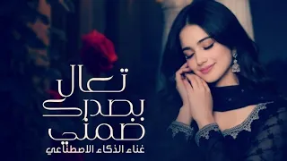 تعال بصدرك ضمني   نسخه جديدة بصوت بنت يأخذ العقل  غناء الذكاء الاصطناعي   دندنها