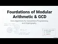 Revise Week06 - Modular Arithmetic GCD JAVA Intermediate level Java DSA Beginner Series