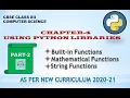 CLASS XII USING PYTHON LIBRARIES PART-2 CLASS XII CHAPTER-4 CLASS XII CHAPTER-4 PART-2