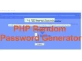 PHP Random Password Generator