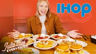 Trying IHOP s ENTIRE Pancake And Crepe Menu