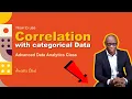 Correlation with Categorical Data using Excel