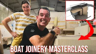 How to Make LIGHTWEIGHT & BEAUTIFUL Boat Furniture! (Nick’s in heaven)