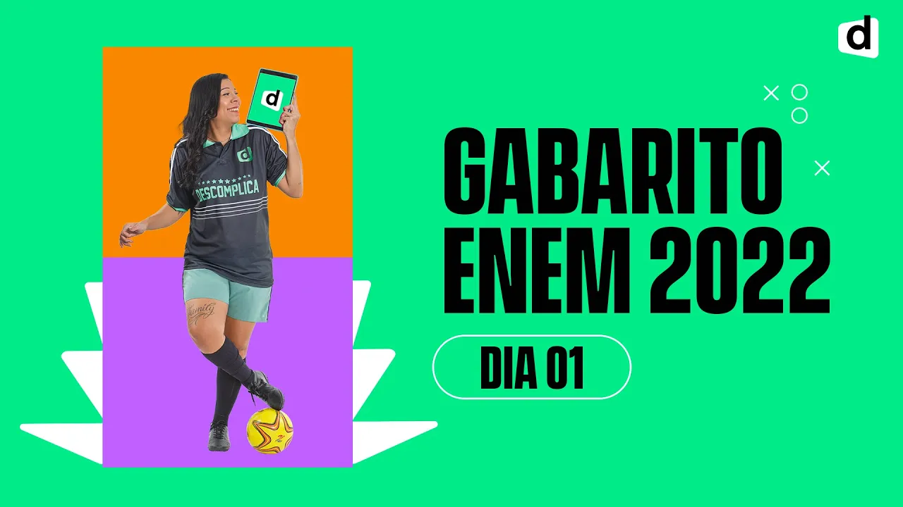 Gabarito Enem 2022 | Correção ao Vivo | Dia 1: Linguagens, Humanas e Redação