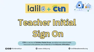 Initial Lalilo Teacher Login