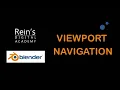 Viewport Navigation - Free Blender 3D Basics Tutorial