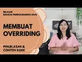 Tutorial Membuat Coding Overriding Belajar Bahasa Java
