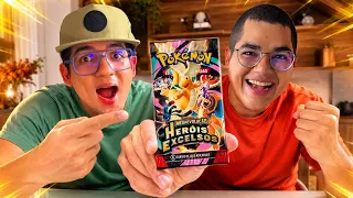 EM BUSCA DO PACOTE MAIS RARO DE CARTA POKÉMON!! (achamos?)