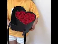 Lagu New preserved roses heart boxes, two drawers