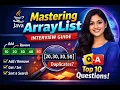 Java ArrayList Full Guide Interview Questions Coding Internal Working Beginner to Pro
