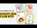 The Stamps of Life August 2026 Club Kits Top Banana 4 Cards
